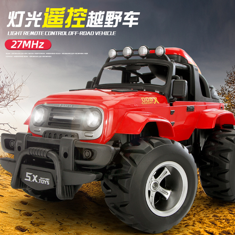 威腾越野车3550儿童仿真遥控 1:14灯光四通越野攀爬车遥控车玩具