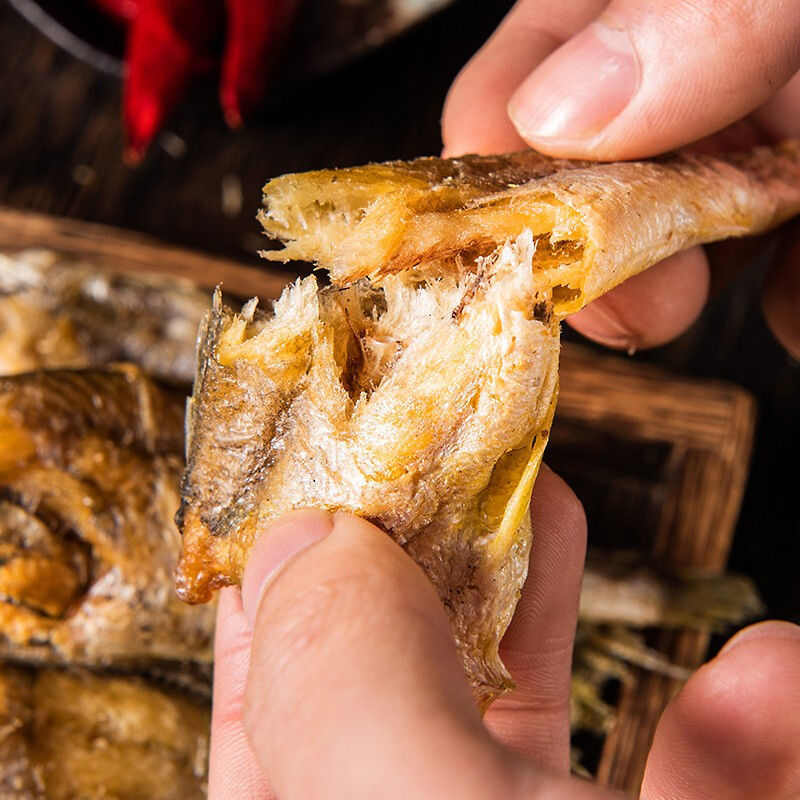 碳烤香酥小黄鱼酥脆黄花鱼干香非油炸开袋即食小鱼仔休闲海鲜零食