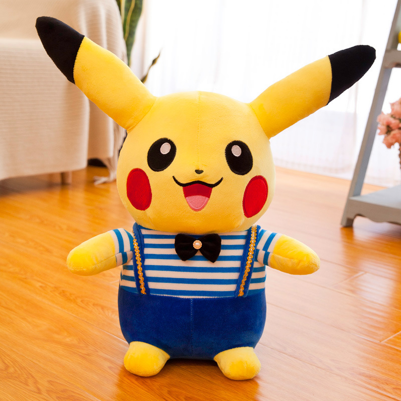 Wholesale Plush Toy Cute Pikachu Pillow Dolls for Clawing Night Market Stall Toy Creative Gifts for Children