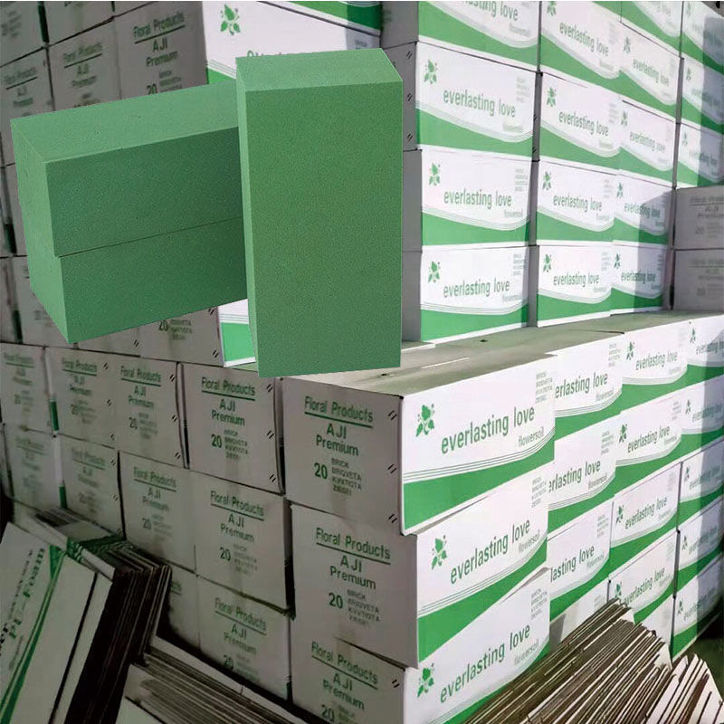 花泥整箱干花鲜花泥高密度加强块插花包装花束底座批发厂家直销