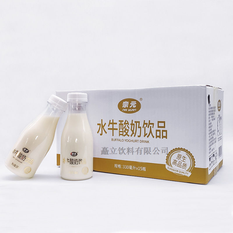 奈元水牛酸奶330ml*15瓶装早餐营养含乳饮料整箱批发全国招商
