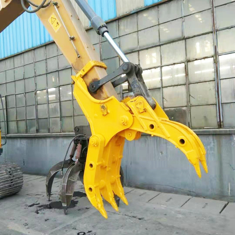 厂家直供挖掘机配件机械抓夹抓木机3 2爪子多功能废钢爪子夹子