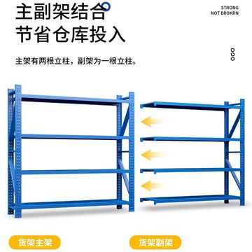 仓储货架置物架多层重型储物架仓库超市车库快递家用货物架收纳架
