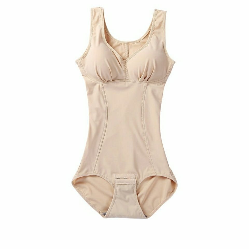 四季带文胸瘦身衣连体收腹束腰提臀塑身衣无痕产后恢复便脱束身衣