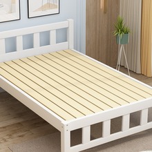 实木床单人床现代简约双人床经济型出租房学生宿舍床儿童松木小床