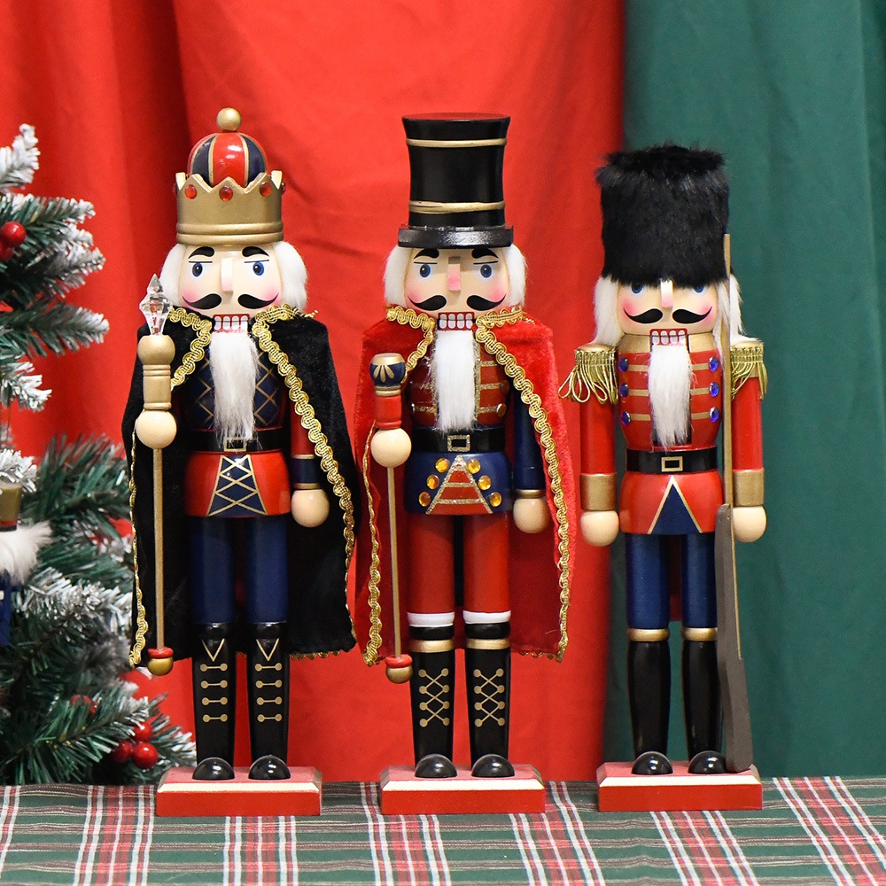 Puppet Soldier New Nutcracker Puppet Soldier Christmas Decoration European Creative Home Crafts Ornaments