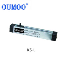 欧牧 OUMOO微型滑块位移传感器KL-75mm电子尺传感器位置计电位器