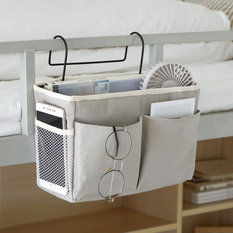 Baby Crib Hanging Basket Bunk Bed Hanging Bag Student behind the Dormitory Door Bedside Storage Bedroom Bed Organizer Storage Bags