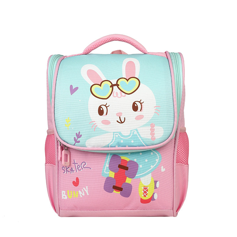 2023 New Kindergarten Backpack Cute Cartoon Backpack Rabbit Spaceman Backpack for Boys and Girls Wholesale