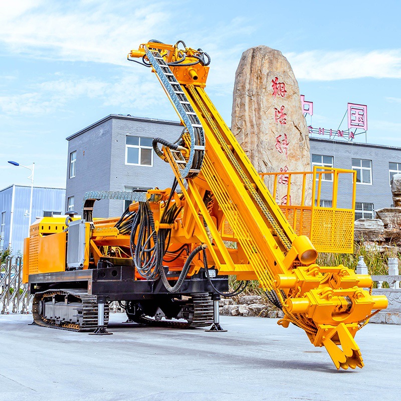履带式锚固钻机边坡支护打土岩石潜孔钻地质高举升锚固钻机-阿里巴巴