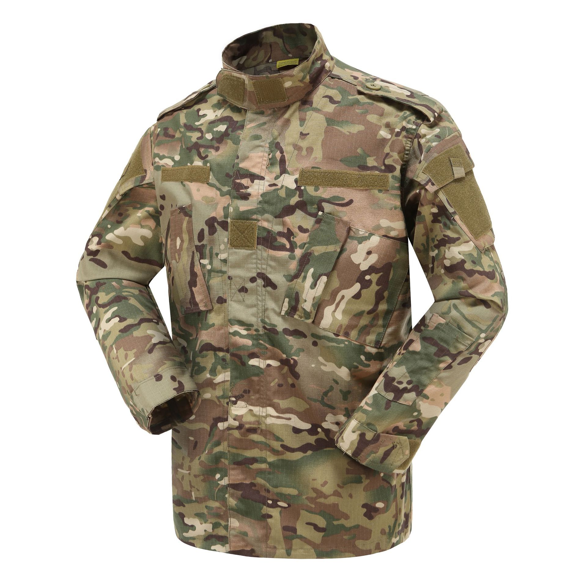 工厂直销22色现货外军acu军训迷彩服男套装战术服教官作训服