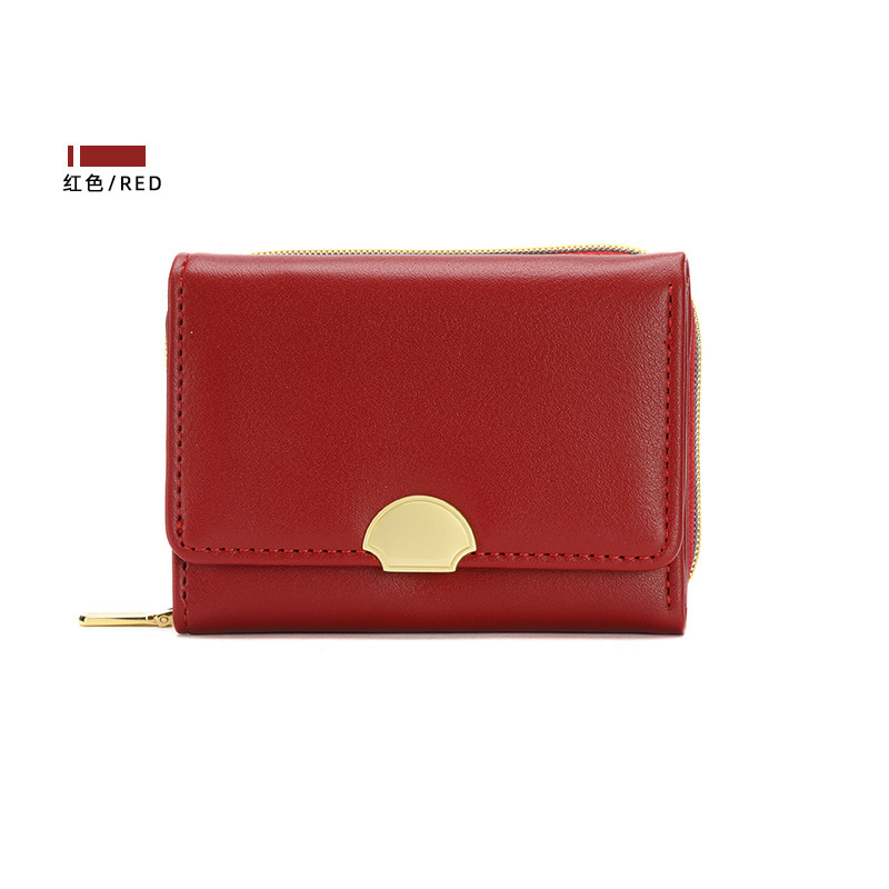 2024 new short women's zip wallet large capacity fashion coin purse multifunctional card holder factory wholesale