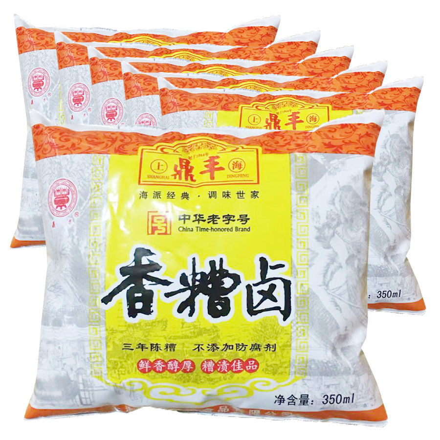 上海鼎丰香糟卤350ml 鼎丰糟卤 卤 糟毛豆角泡椒凤爪调料