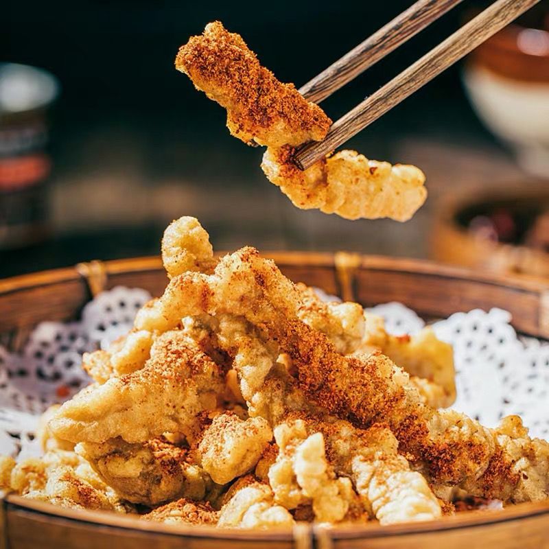 四川农家小酥肉1kg油炸猪肉海里捞火锅椒香酥肉半成品商用跨境