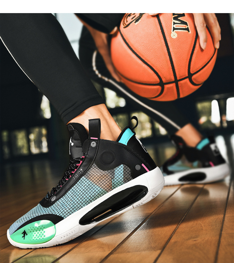 aj34郭艾伦apl篮球鞋藤原浩紫禁之巅巴黎男鞋限定白镭射跑鞋批发