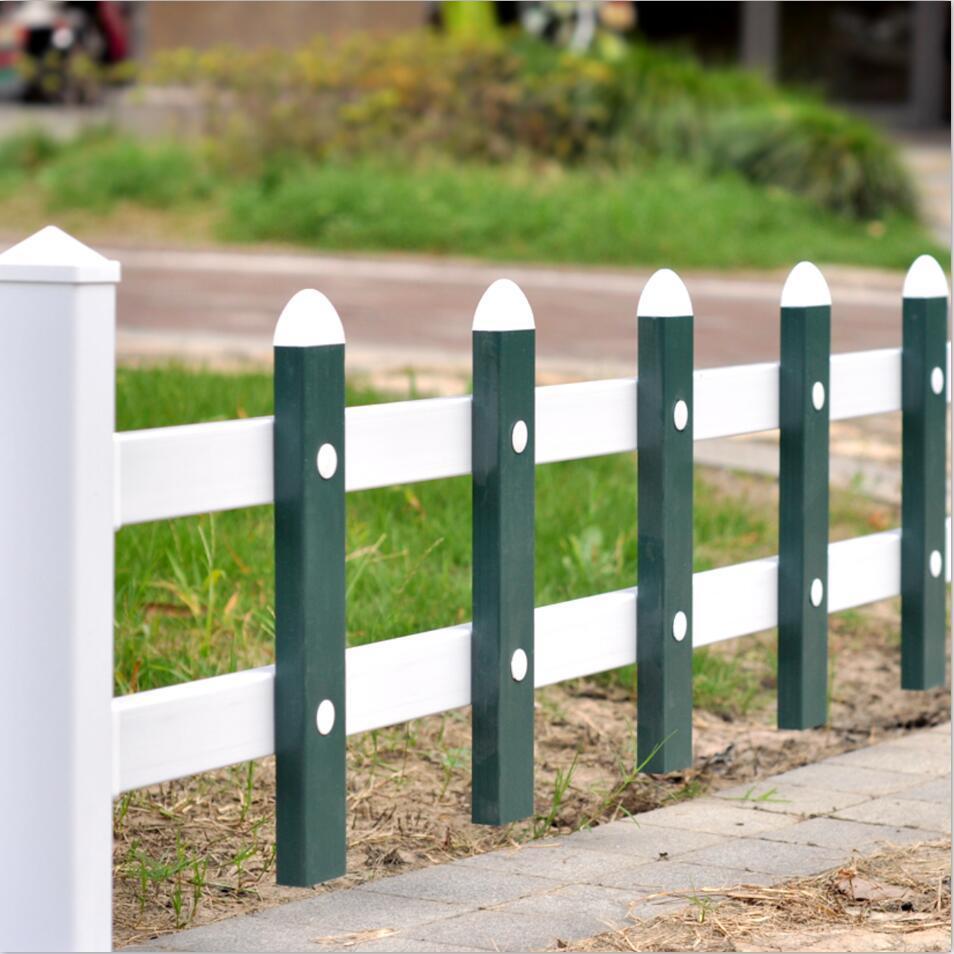 包立柱 pvc塑钢护栏户外围栏栅栏草坪护栏料庭院tmd8026塑木栏杆