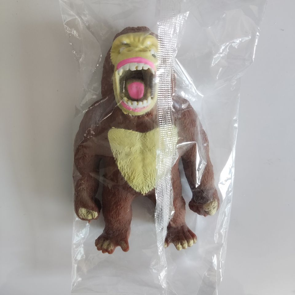 Decompression Gorilla Toy TikTok Same Style Internet Celebrity Mr. Wang Decompression Pinch Lecon Yi Vent Squishy Toys