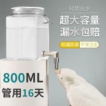 鸟用饮水器喝水鹦鹉撞针水壶龙猫仓鼠兔子芦丁鸡宠物用自动喂水器