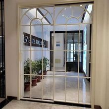 法式复古卫生间厨房玻璃门玻璃客厅推拉门阳台玻璃门双开门商铺钢