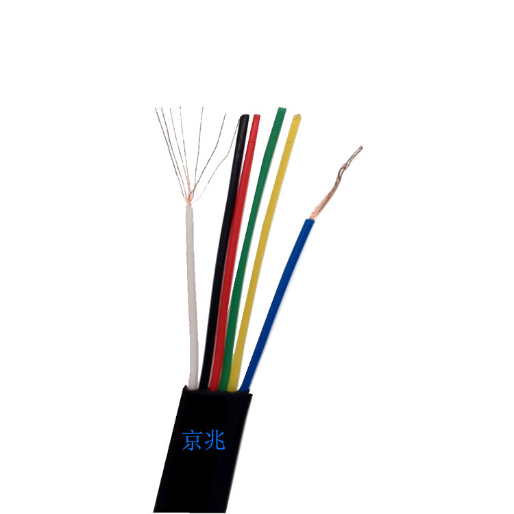 厂家现货直销28awg无氧铜ul20251扁平6p6c六芯电话线6芯链接线