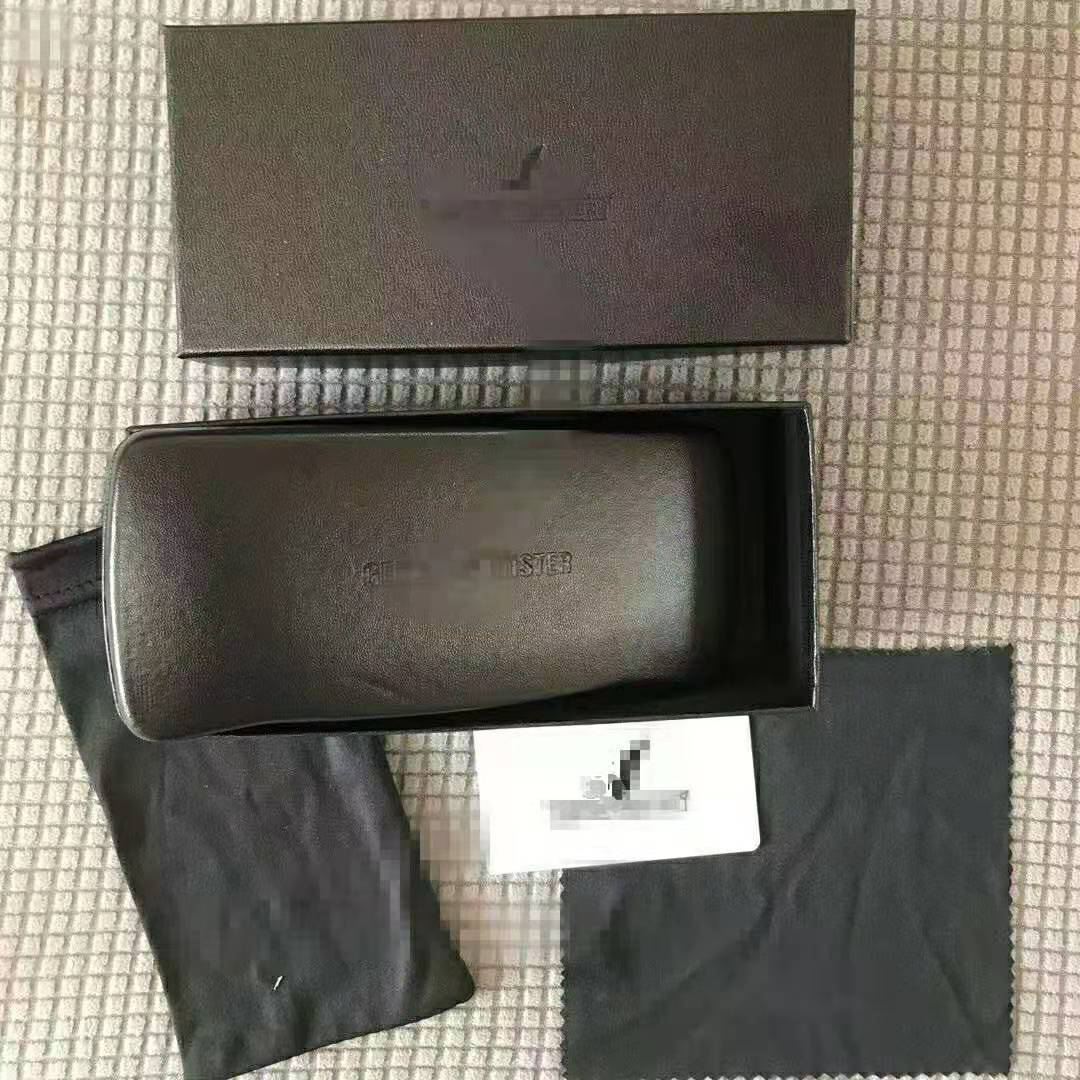 墨镜盒gm2021款黑铁盒眼镜盒套装眼镜布v牌太阳镜盒源头工厂