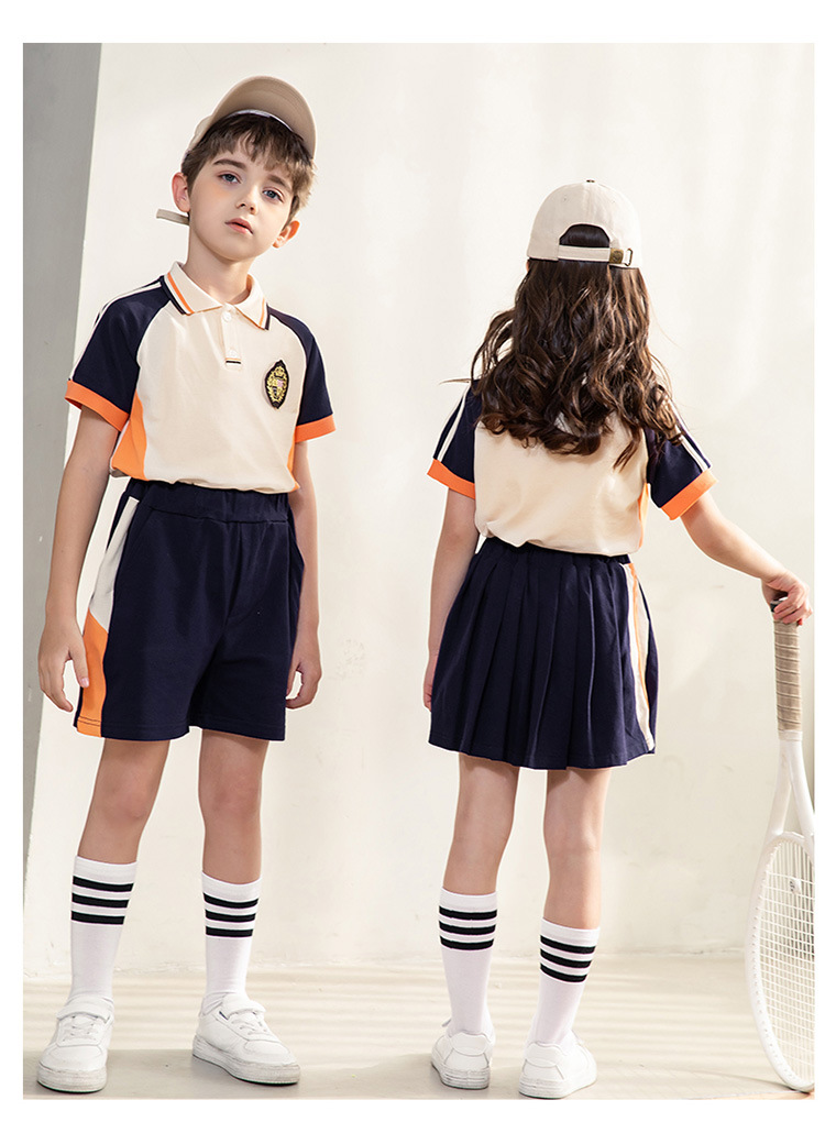 夏装小学生校服套装学院风棒球服幼儿园园服儿童班服运动服两件套