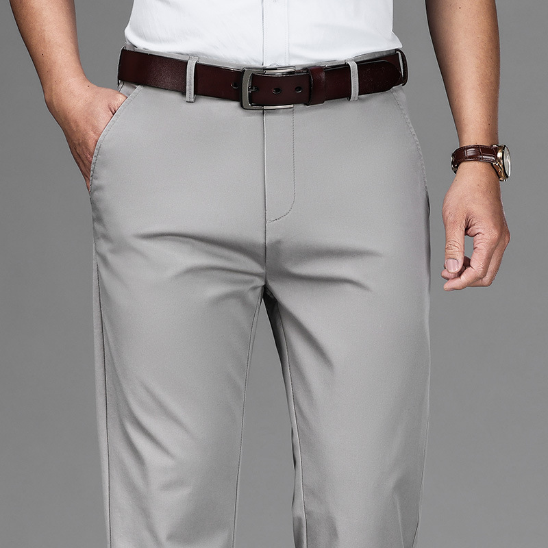 新品男士西裤男修身春秋款商务职业正装西服裤子男休闲西装裤直筒