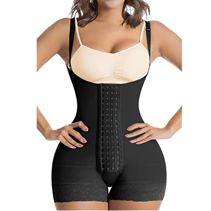 Europe and America Cross Border plus Size Corset Waistband Postpartum Body Shaping Belly Band European and American Body Shapewear One-Piece Corset