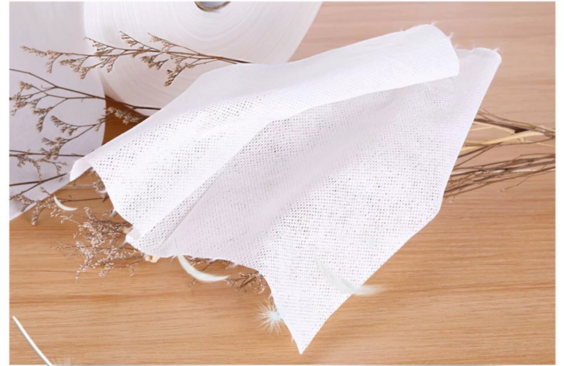 一次性网状洗脸巾美容院洁面棉柔巾吸水无纺布影楼卸妆卷巾 批发