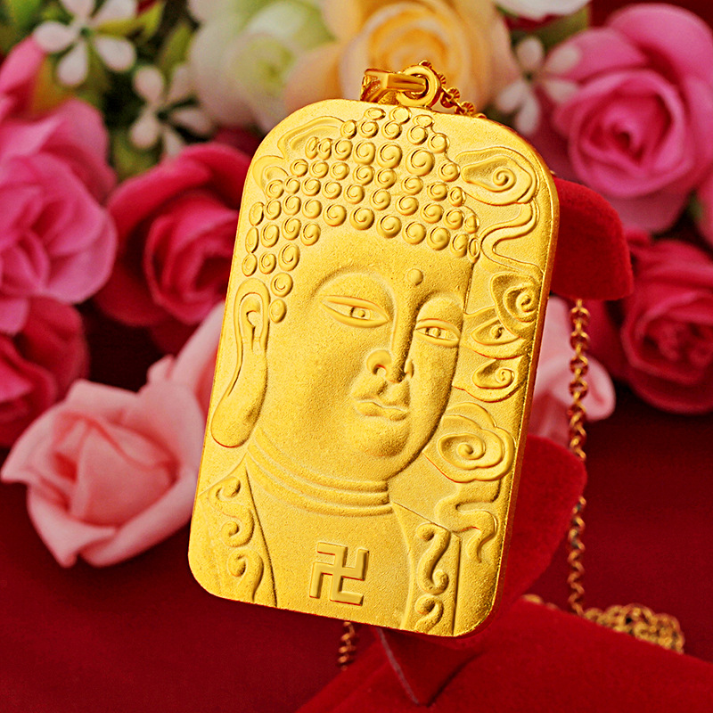 泰国佛牌金项链男