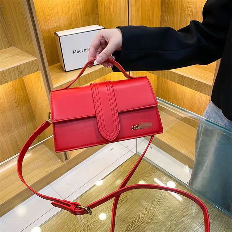 Foreign Trade Trendy Women's Bags Shoulder Messenger Bag Special-Interest Design Fashion All-Match Solid Color Portable Underarm Bag in Stock Wholesale