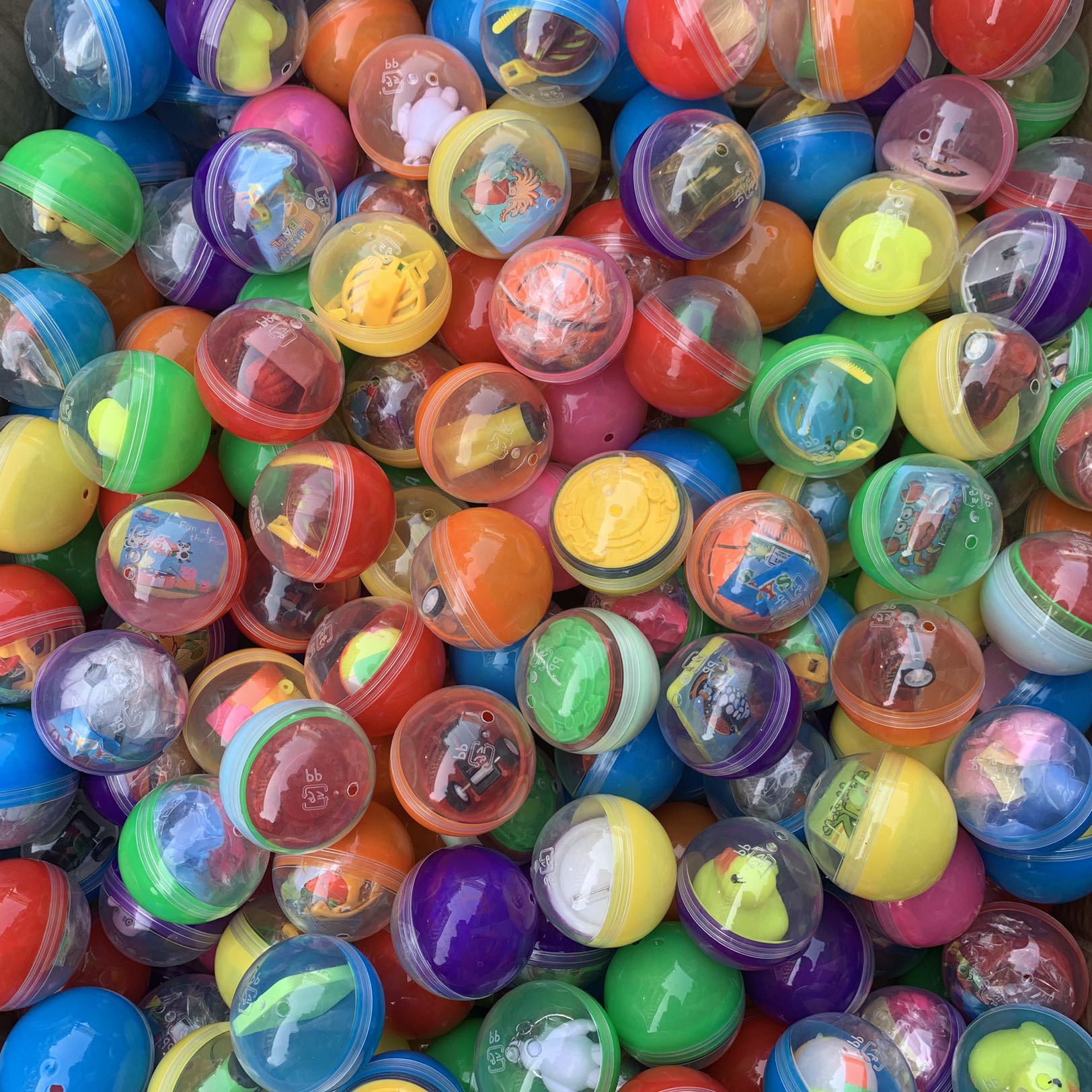 50mm2元扭蛋机玩具球变形恐龙蛋益智拼装组装彩蛋球弹力球机礼品