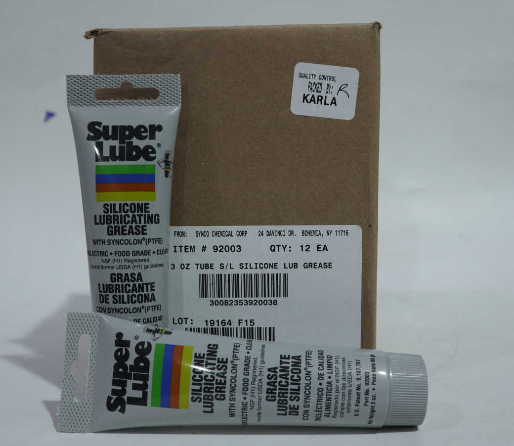 lube 92003硅酮食品级nsf h 1级扣眼橡胶润滑脂超级润滑剂03硅