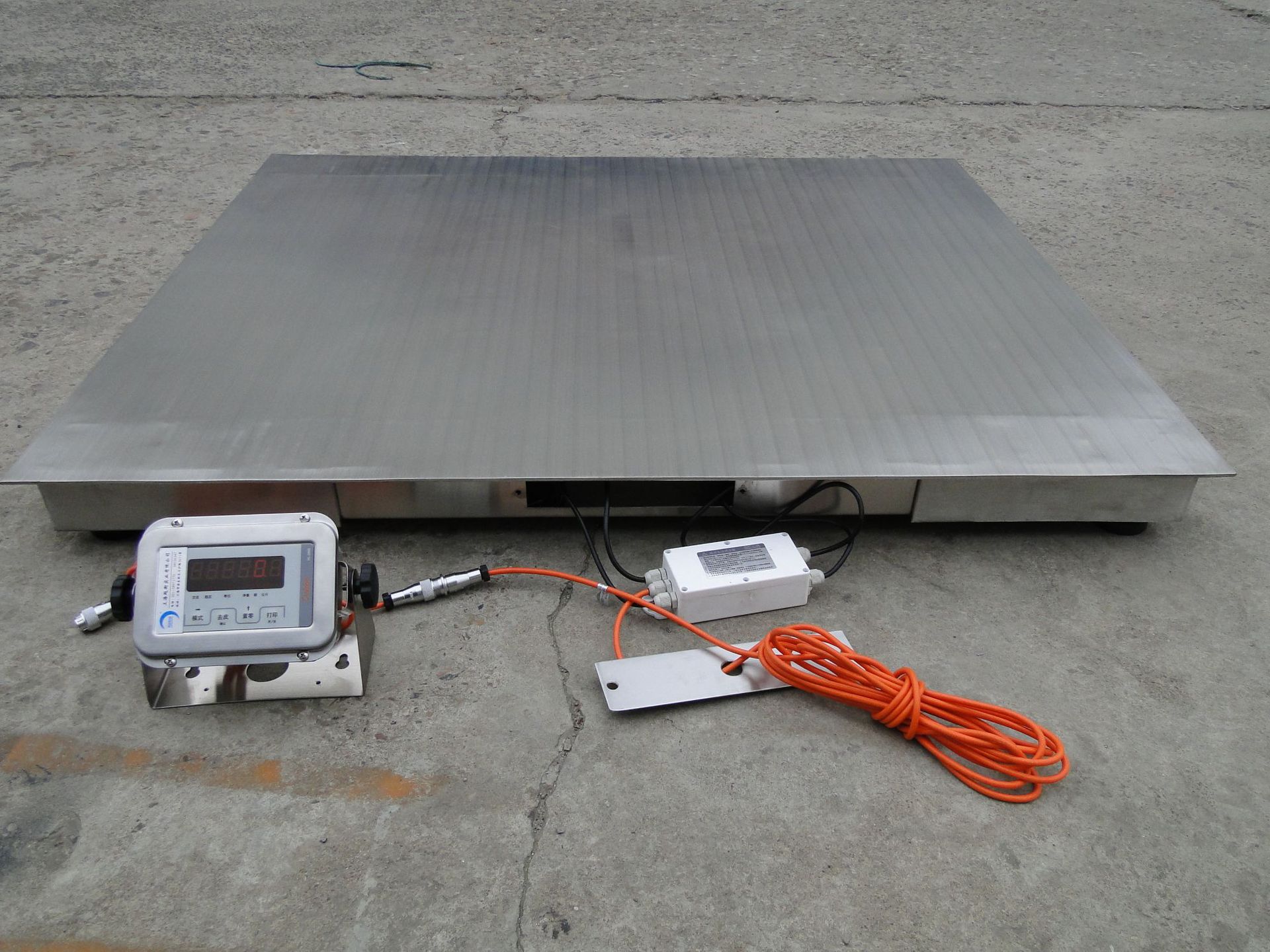 带通讯接口不锈钢地磅秤 1-5吨防水全304不锈钢电子平台秤 小地磅