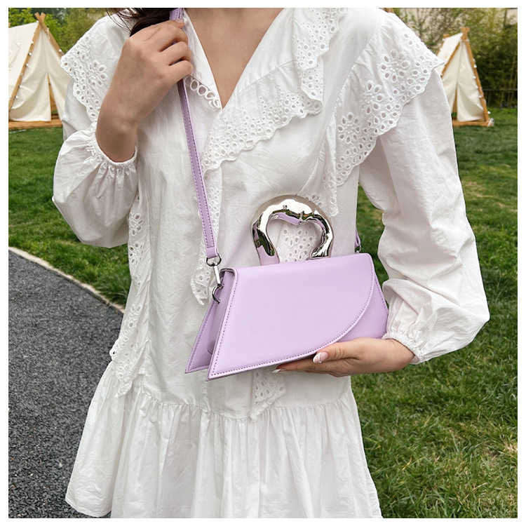 Trendy Women's Bags Korean Style Cute Handbag Bag Women's Bag Shoulder Crossbody Niche Exquisite High-Grade Light Luxury Dinner Bag