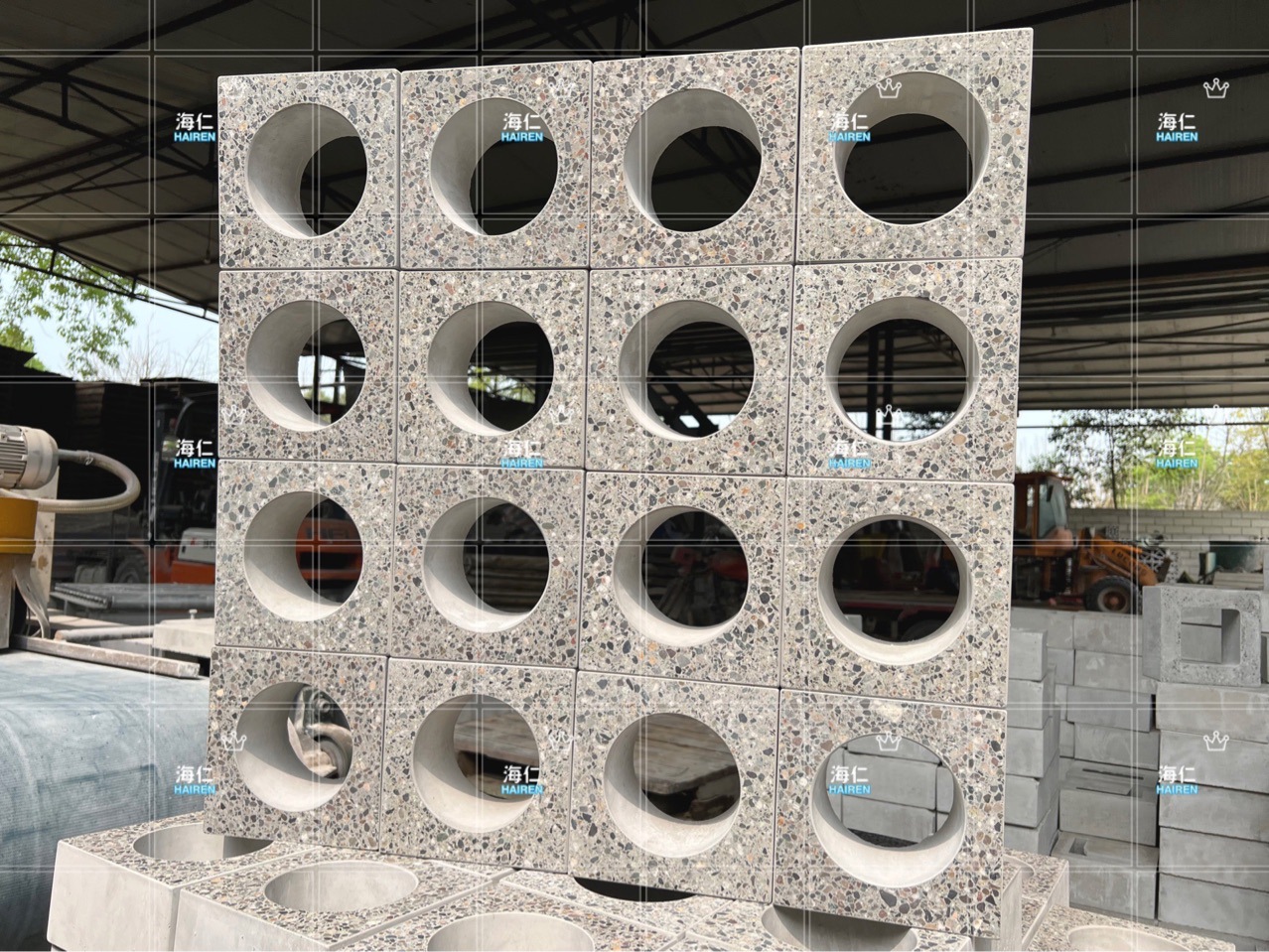 水泥空心砖镂空砖立体空心砌块单孔砖多孔砖水磨石双面混凝水泥砖