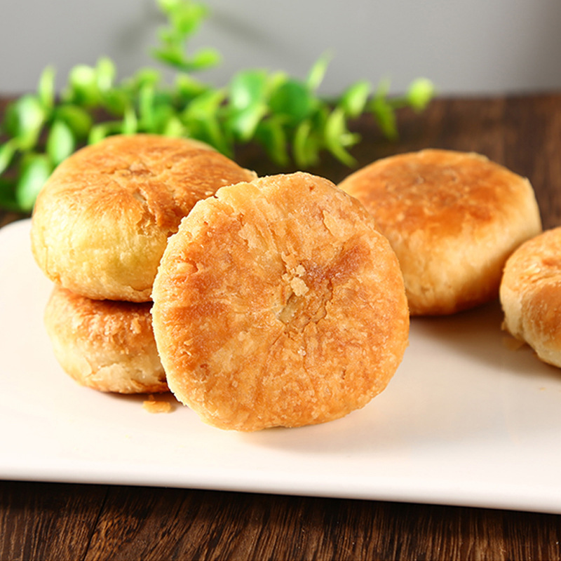 贵妃酥 口口香酥饼 烘烤传统糕点 江湖地摊展会贵妃酥