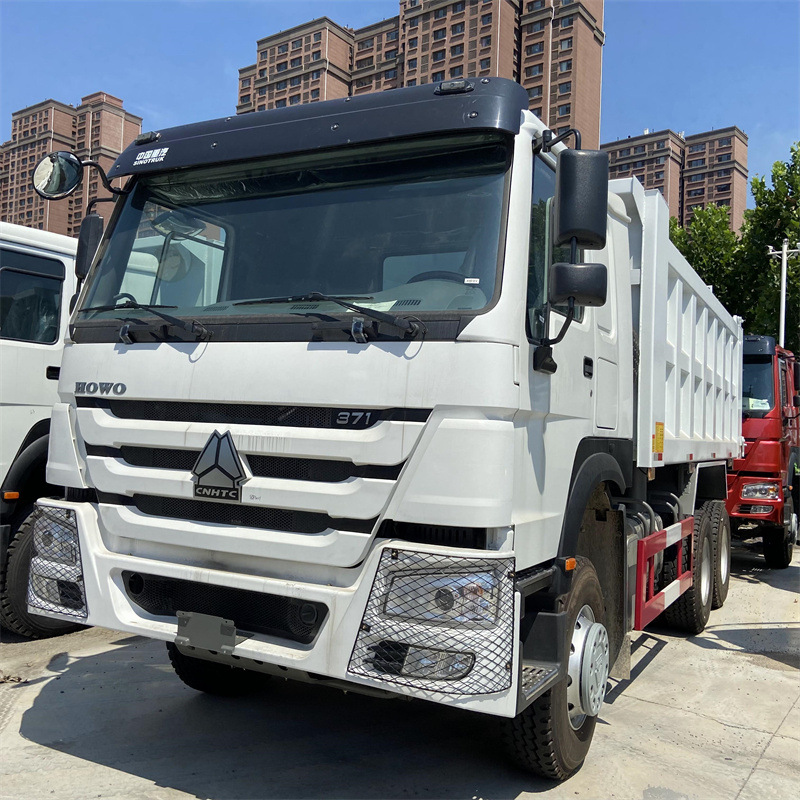 出售二手豪沃自卸车 371马力豪沃渣土后翻车 十轮砂石料运输车