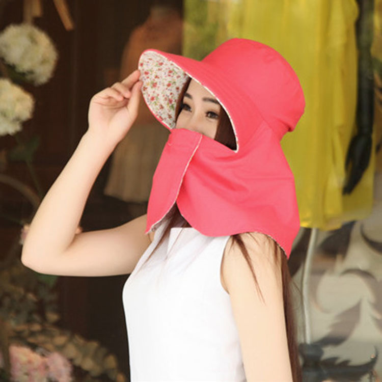 Summer Women's Sun Protection Cycling Hat Outdoor Uv Protection Foldable Electric Car Hat Sun Hat