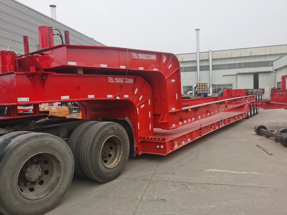 新产品热销40英尺超高框架集装箱运输专用车支持定做