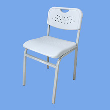 热卖中小学生学校辅导班椅子 儿童人体工学公寓椅 吹塑宿舍塑料椅