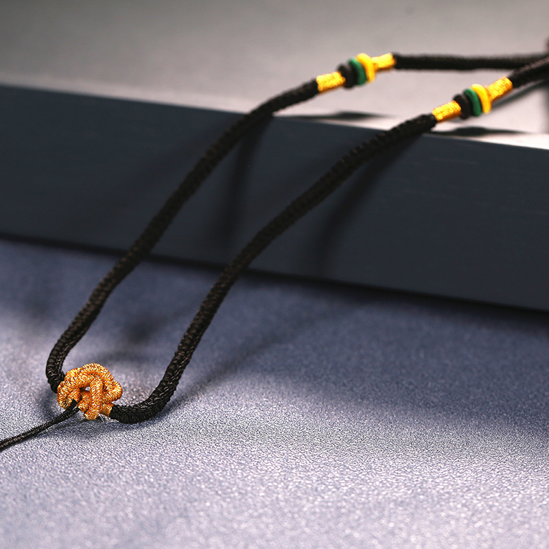 手工编织半成品项链绳可用于吊坠平安扣编绳锁骨链原创颈绳挂绳女