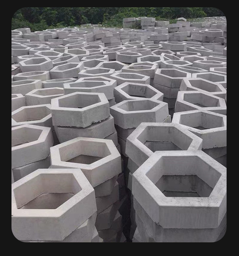 护坡砖水利工程生态连锁砖河道生态六角砖 连锁砖实心六角砖