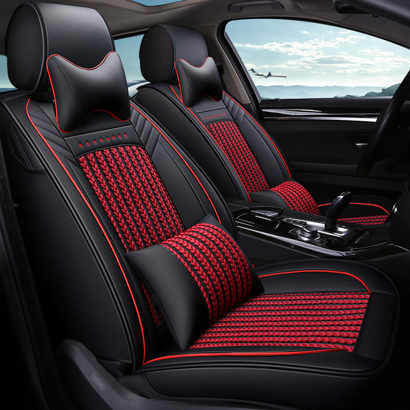 众迈腾速腾捷达宝来朗逸凌度cc帕萨特探岳汽车坐垫四季通用夏季