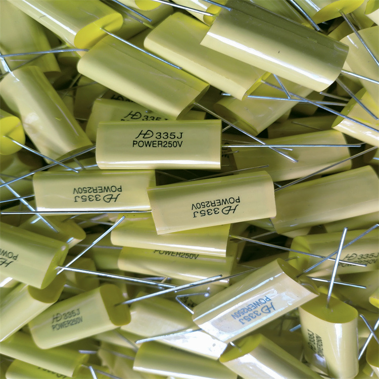 工厂直销 轴向玛拉分音扁电容 mkt 250v 3.3uf