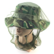 360度防蚊虫网纱帽 户外钓鱼帽 养蜂防护帽 户外防蚊网罩