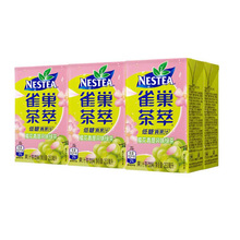 雀巢茶萃果汁茶低糖茶饮料 樱花青提风味绿茶 250ml*6盒