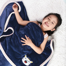 OQ5MA类新生儿毛毯春秋薄款宝宝婴儿法兰绒小孩包被儿童空调毯小