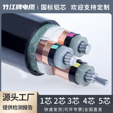 定制铝芯电缆国标YJLV电缆 电器装备三芯四芯防火低压铝芯电缆