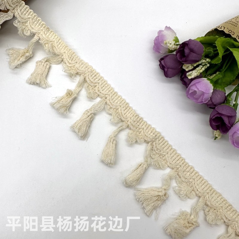 new products in stock wave tassel broom fringe lace sofa clothing curtain woven home textile accessories diy accessories